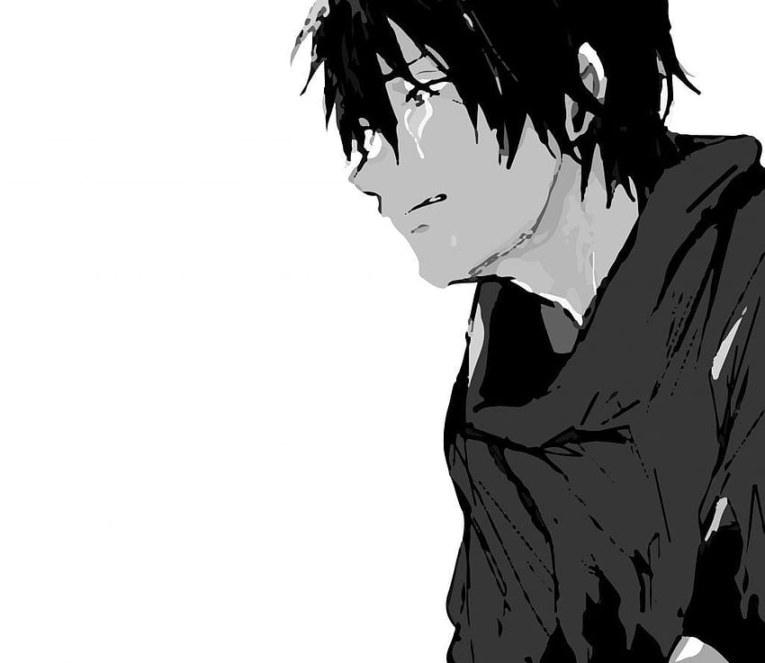 Anime Drawing Boy Sad, sad heart broken anime boy HD wallpaper