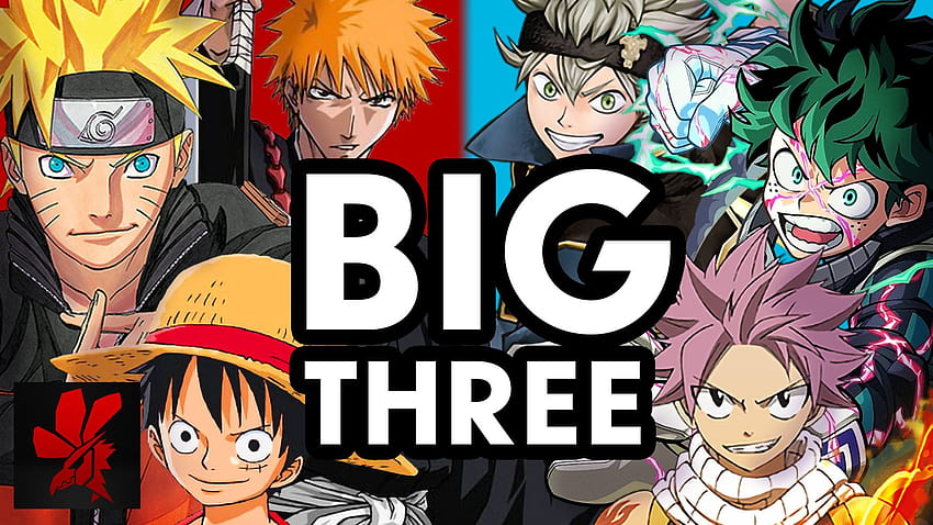 Los NUEVOS Big Three!?!?!, los tres grandes anime fondo de pantalla