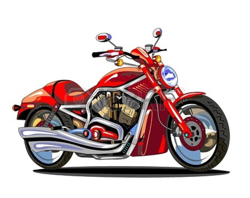 Motorcycles, Clip Art, Clip Art on, bike cartoon HD wallpaper