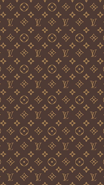 Little Teddy Face In Brown Background Louis Vuitton, HD wallpaper