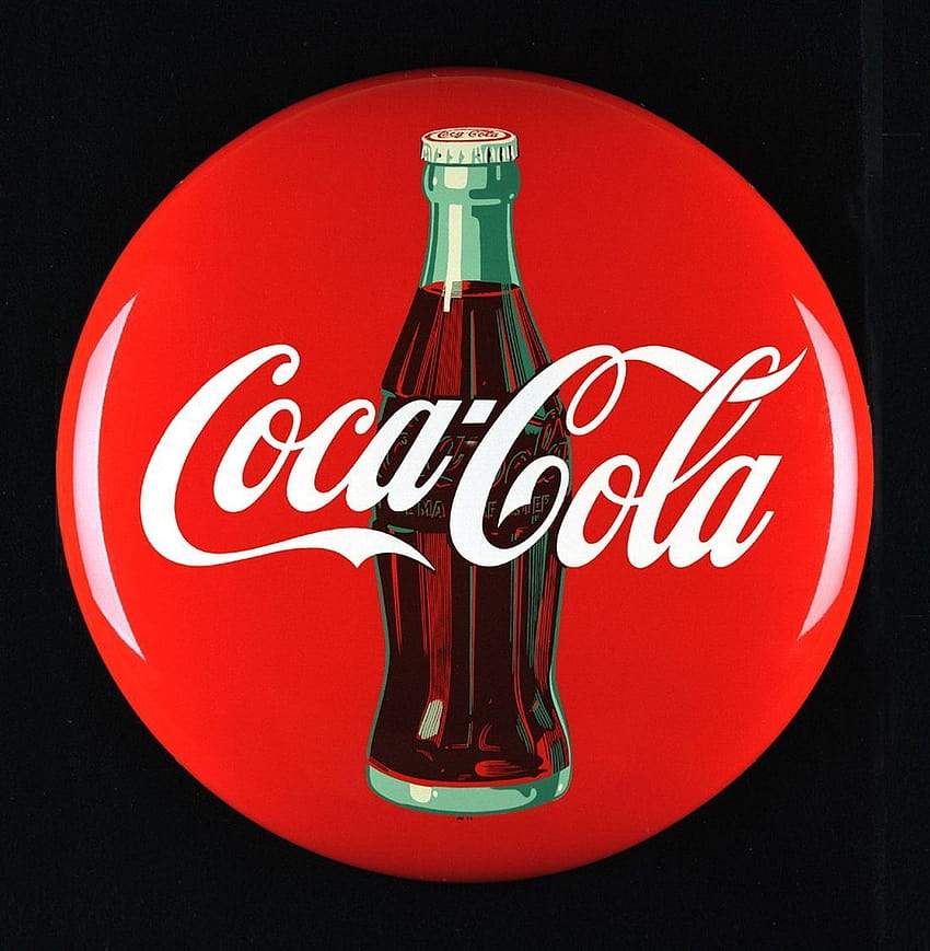 Grupo Coca Cola, logotipo vintage de coca cola fondo de pantalla del teléfono