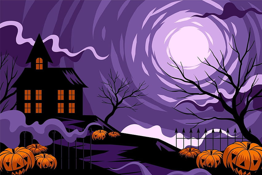 Latar Belakang Zoom Halloween yang Mengagumkan Untuk, chromebook halloween Wallpaper HD