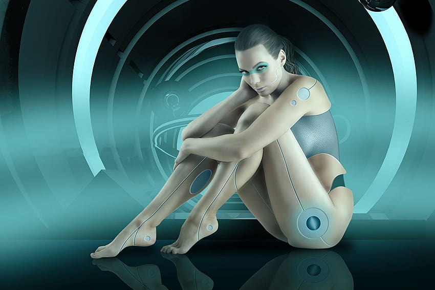 Robot Girls Fantasy, weibliche Roboter HD-Hintergrundbild