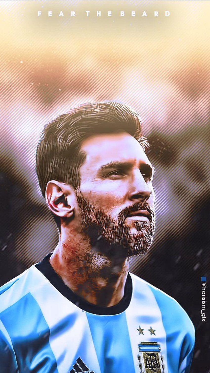 Harisismus auf Twitter:, Lionel Messi Argentinien HD-Handy-Hintergrundbild