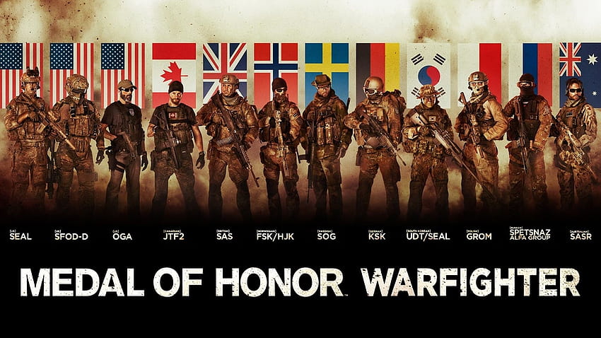 Medal Of Honor Warfighter Nivel Fuerzas especiales, sas británico fondo de pantalla