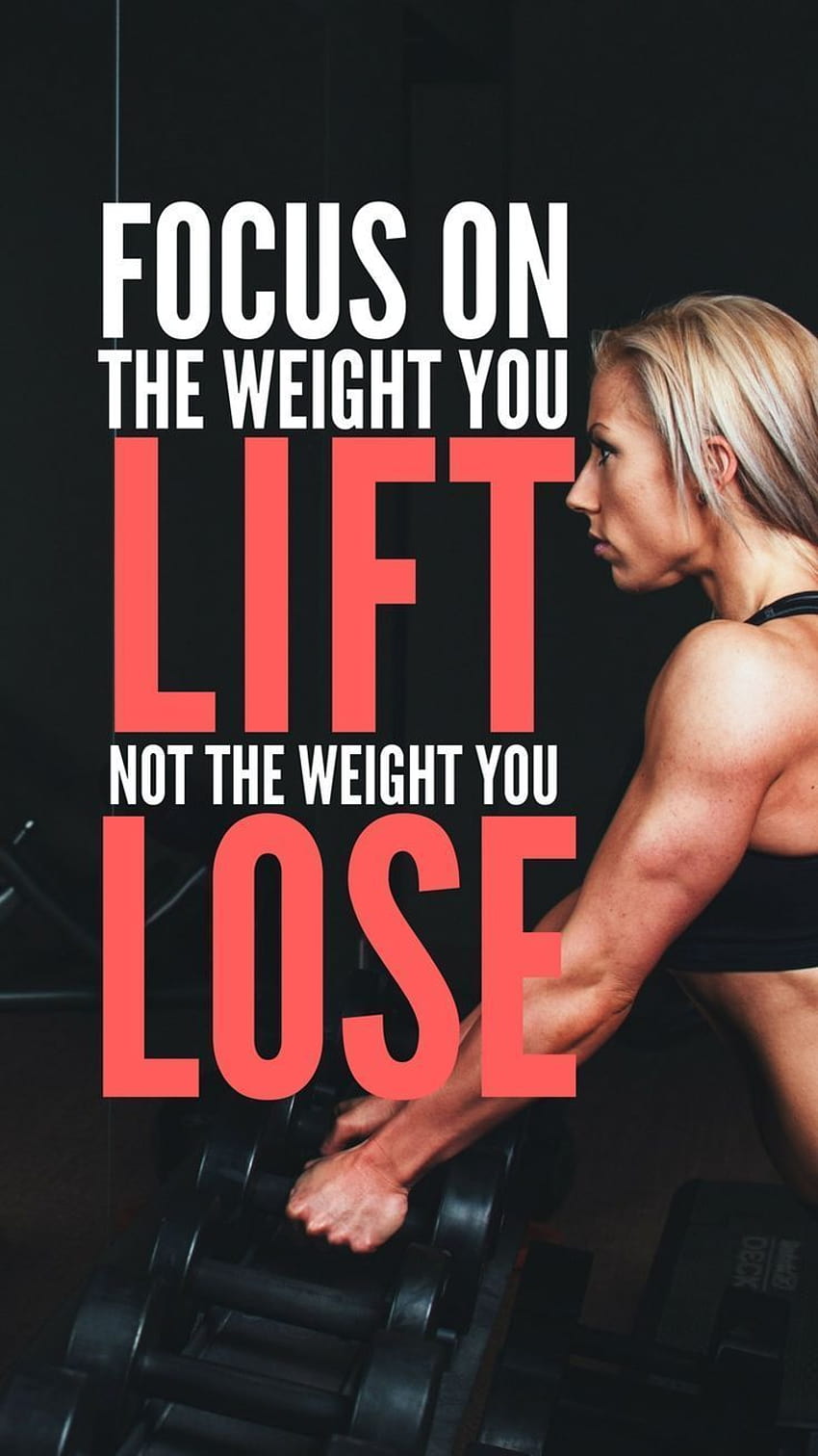 Female Gym Motivational Quotes, motivational iphone female HD phone wallpaper