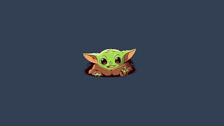 Coole Hintergründe Baby Yoda, mexikanisches Baby Yoda HD-Hintergrundbild