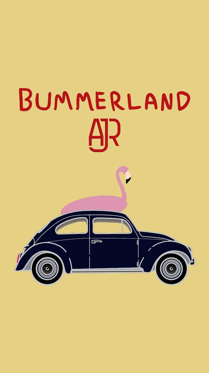 I made a Bummerland backgrounds based off the merchandise line. The first one is clean and the second one has a film grain texture to it.: AJR, ajr bummerland HD phone wallpaper