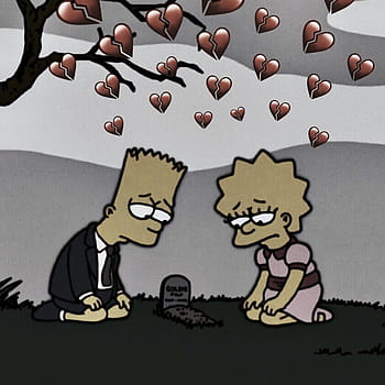 Bart e Lisa Sad