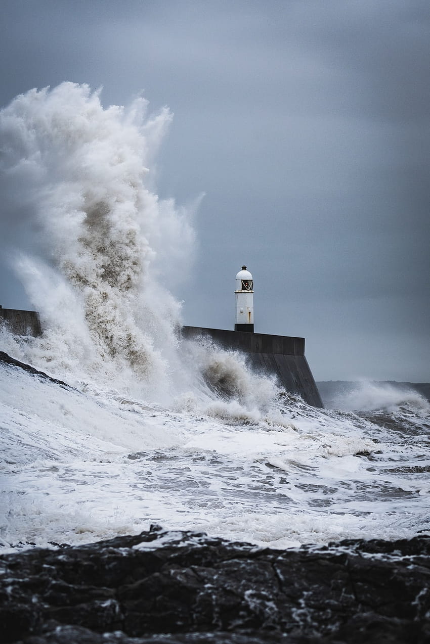 10 Mar Tempestuoso [], mar agitado Papel de parede de celular HD
