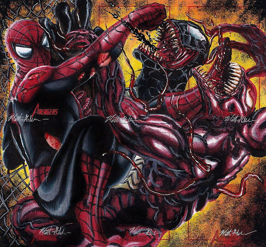Spiderman vs carnage and venom HD wallpapers | Pxfuel