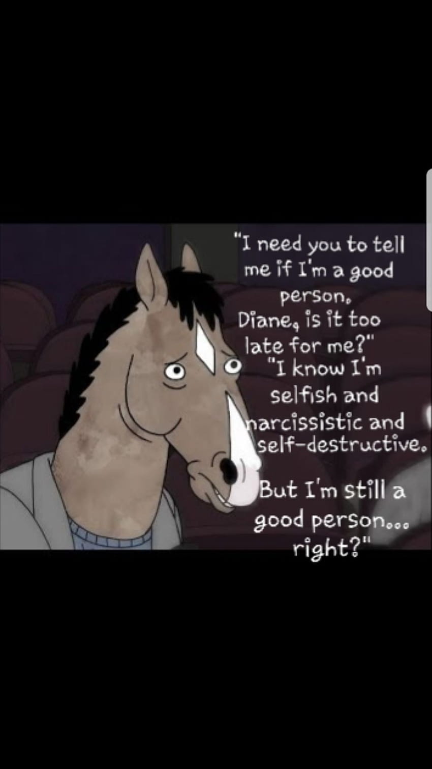 Due to some people asking, here's a sad ...reddit, bojack horseman quotes HD phone wallpaper