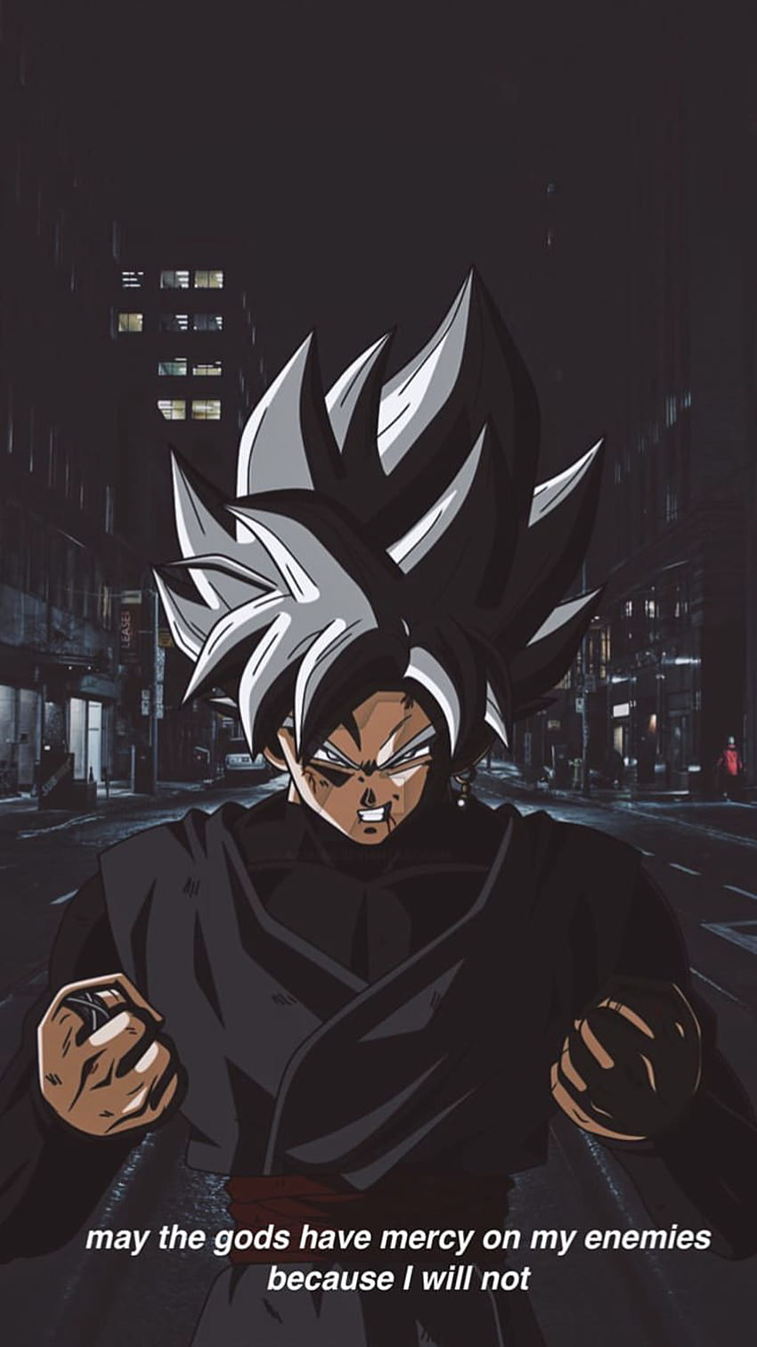 Goku Black Silver von 17Silence, ästhetischer Goku HD-Handy-Hintergrundbild
