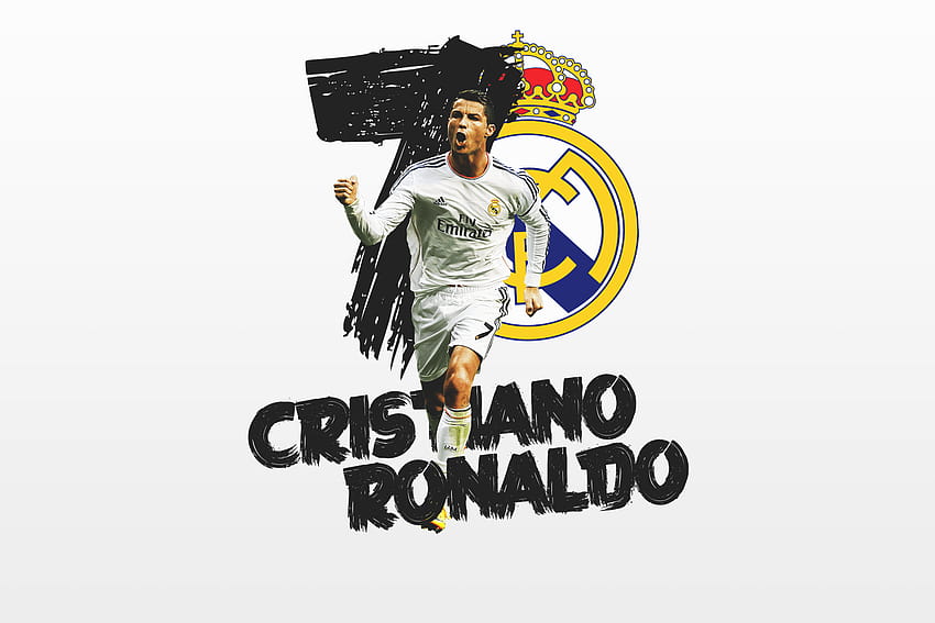 Cristiano Ronaldo Logo With, cr7 logo HD wallpaper