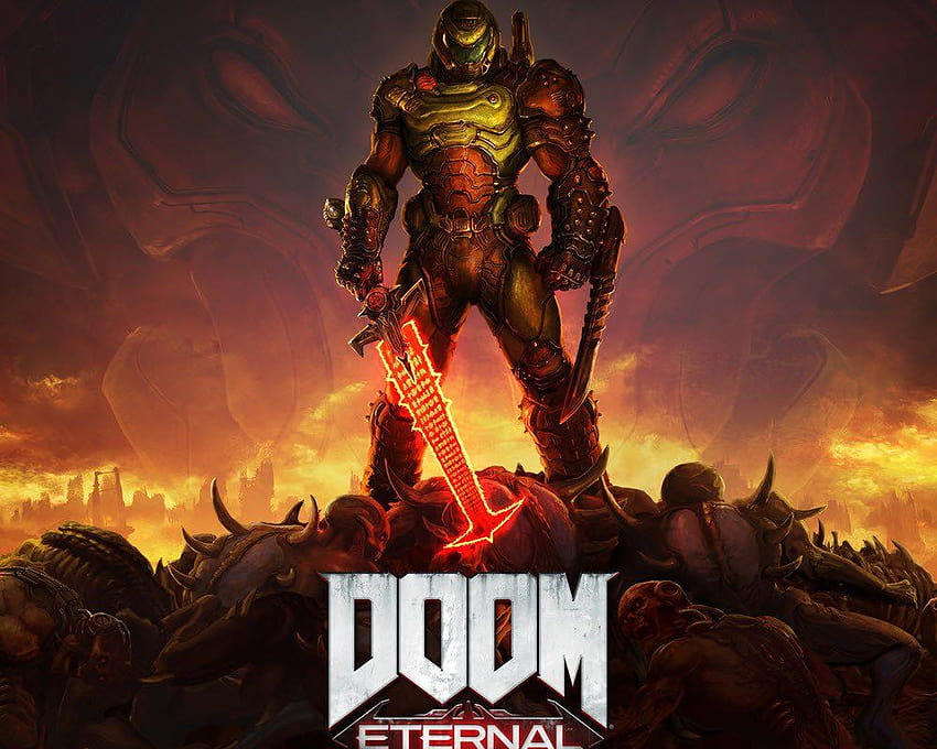 PC ve Mobil cihazlar için en iyi 11 Doom Eternal, iblis avcısı üçlüsü HD duvar kağıdı