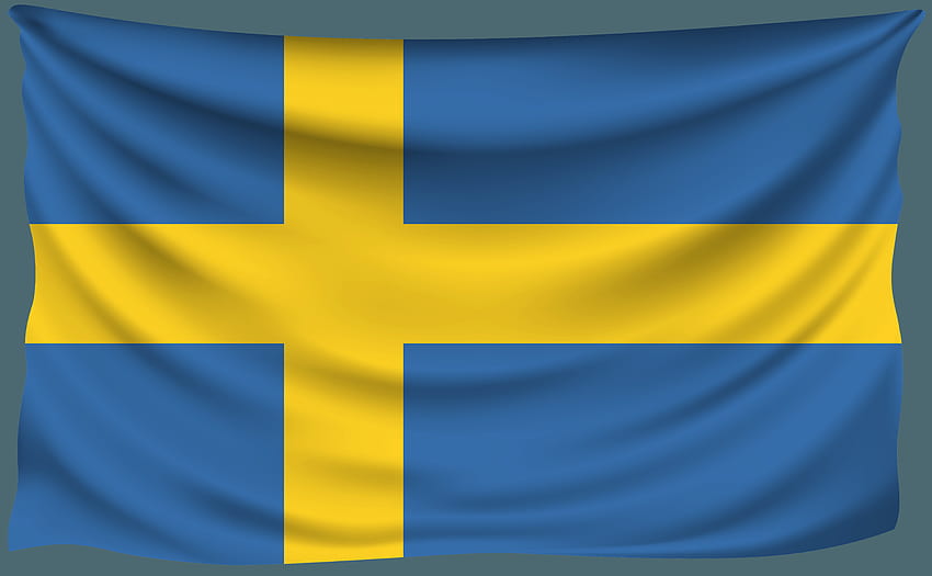 Svezia bandiera rugosa, bandiera svedese Sfondo HD