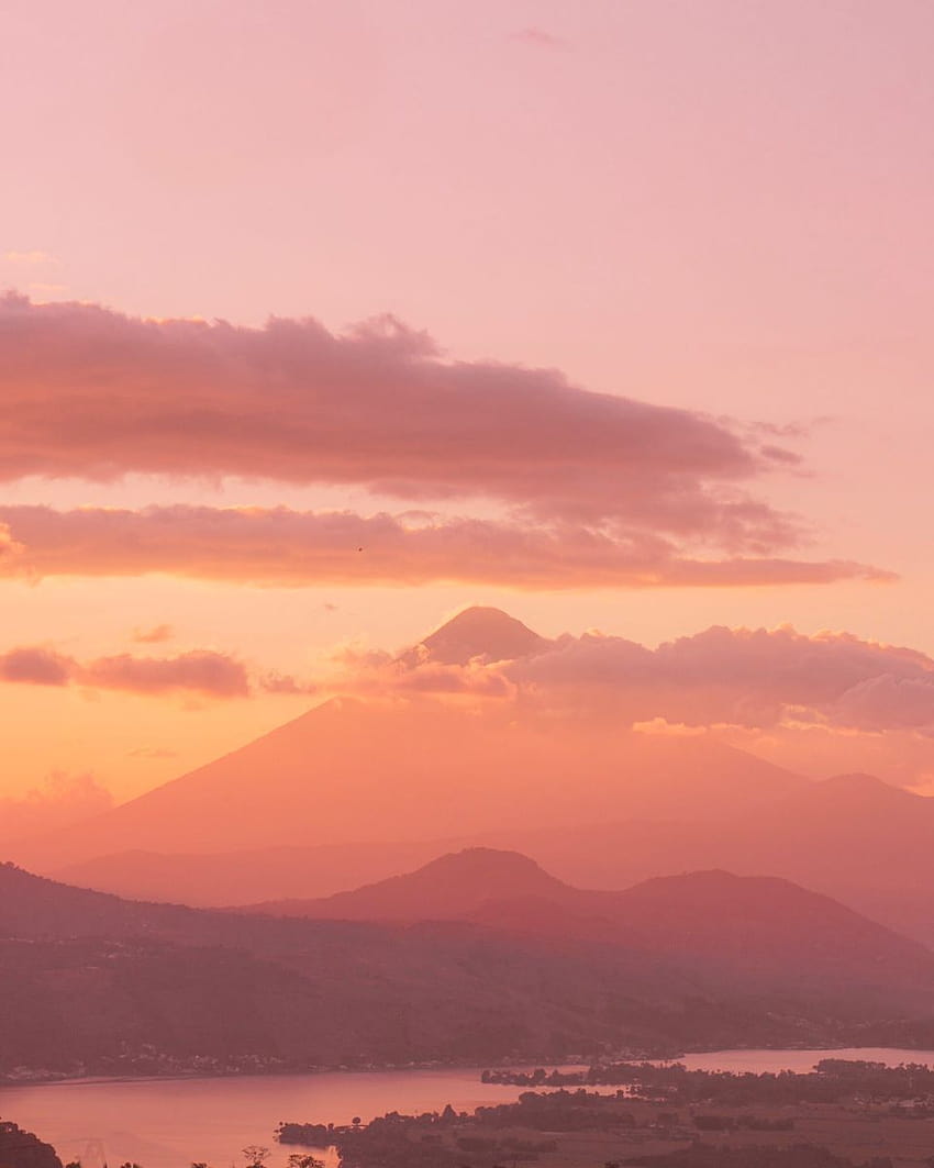 Sweet Dreamy Sunset, estetika yang hangat wallpaper ponsel HD