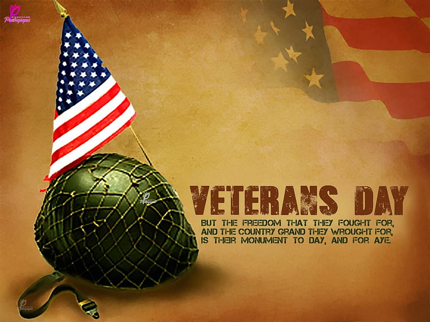 Честит ден на ветераните, ден на примирието HD тапет