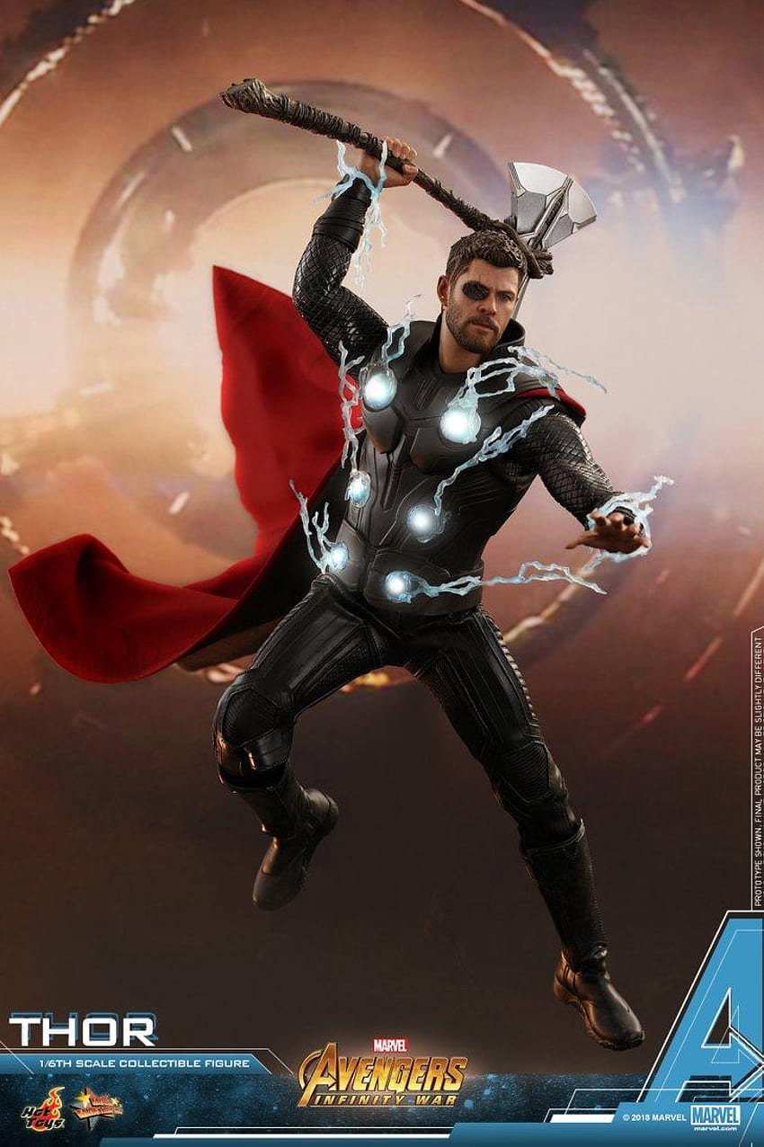 Hot Toys Vengadores Infinity War – Thor, thor avengers infinity war fondo de pantalla del teléfono