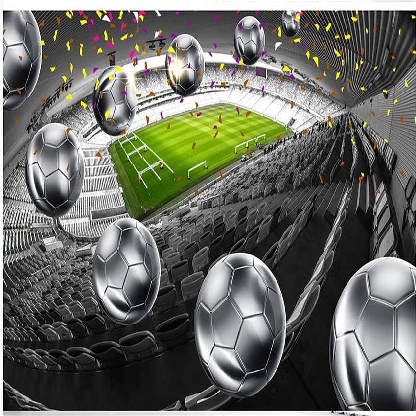 Atacado e Varejo Para Paredes 3D Para Sala De Estar Fundos 3D De Futebol Decoração Da Parede Pintura De 01, $14.07 Papel de parede de celular HD