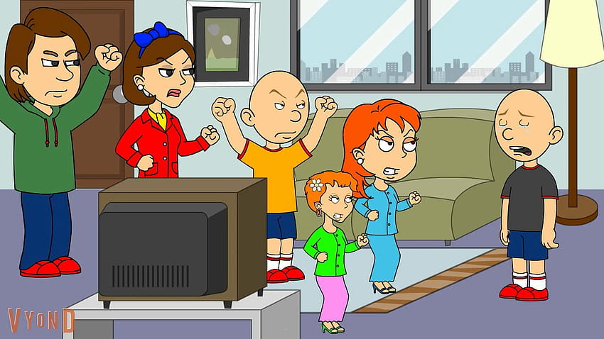 Caillou Gets Grounded For Getting Banned On Roblox Youtube HD wallpaper