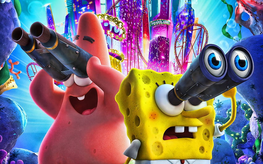 SpongeBob SquarePants, Patrick Star, 2020, the spongebob movie sponge on the run HD wallpaper