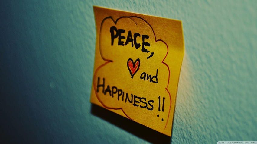 Peace, Love And Happiness ❤ for Ultra HD wallpaper