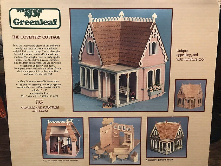 Greenleaf The Coventry Cottage Wooden Dollhouse Kit, sugar plum cottage HD  wallpaper | Pxfuel