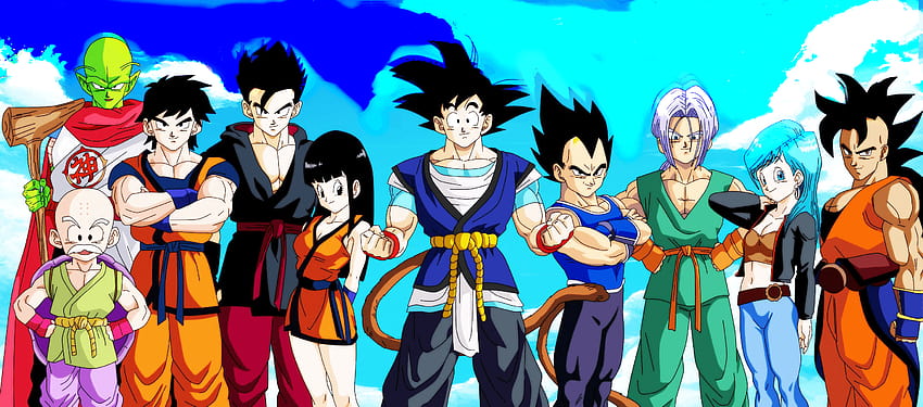 ilustración, anime, dibujos animados, Dragon Ball GT, Son Goku, bulma fondo  de pantalla | Pxfuel