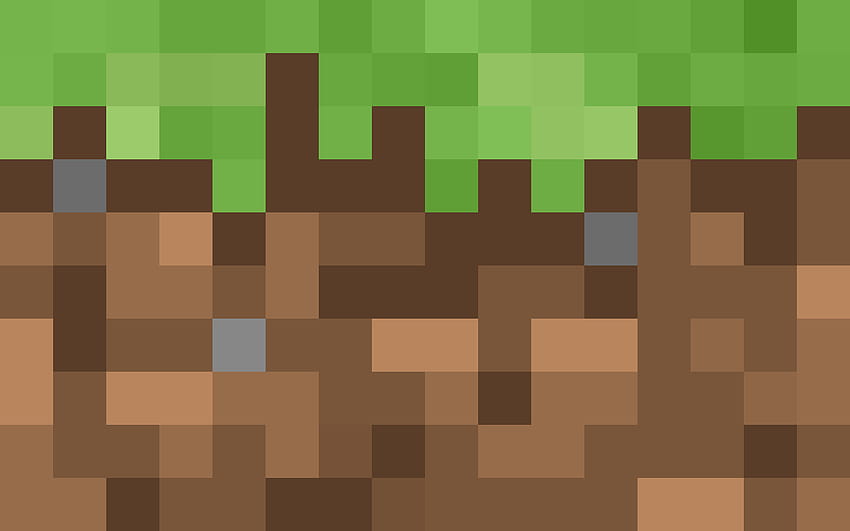Minecraft Dirt, Minecraft ein Block HD-Hintergrundbild
