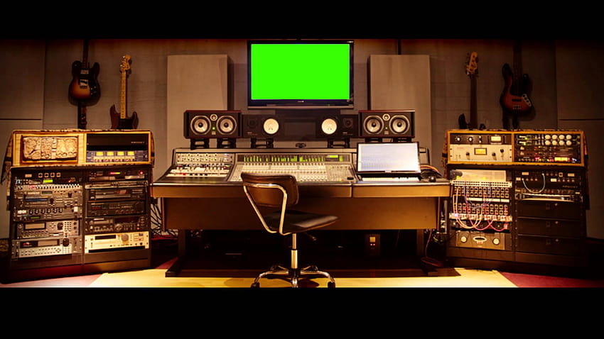 Studio muzyczne, tło studia nagrań Tapeta HD