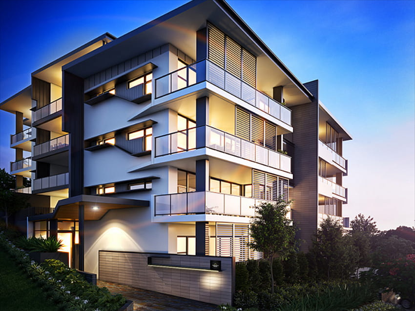 Insignia Luxury Apartments, luxuriöse Aussicht HD-Hintergrundbild