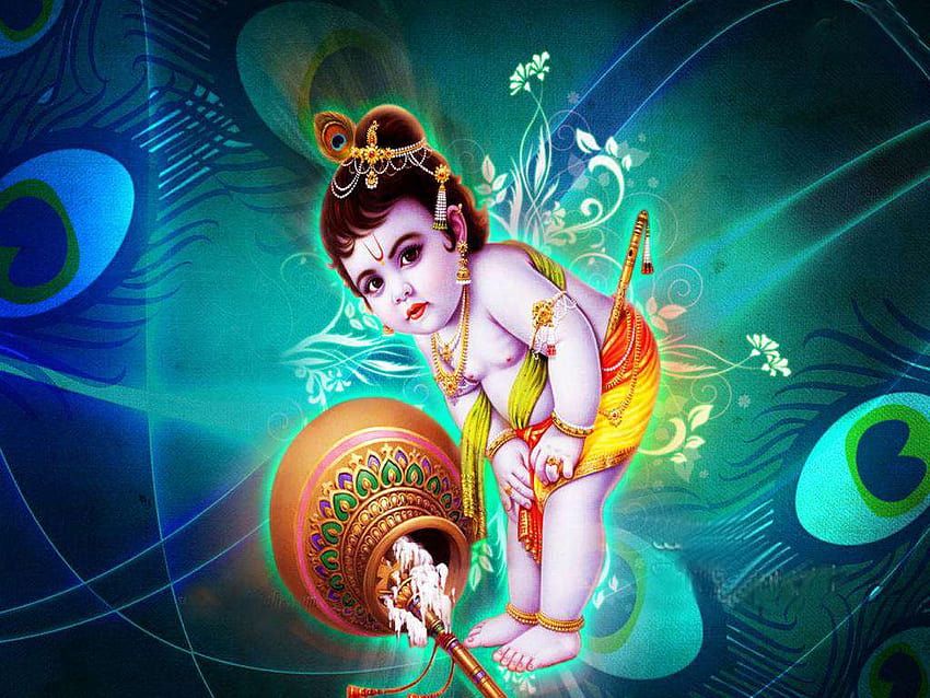 Lord Krishna for Janmashtami 2016, krishna janmashtami HD wallpaper