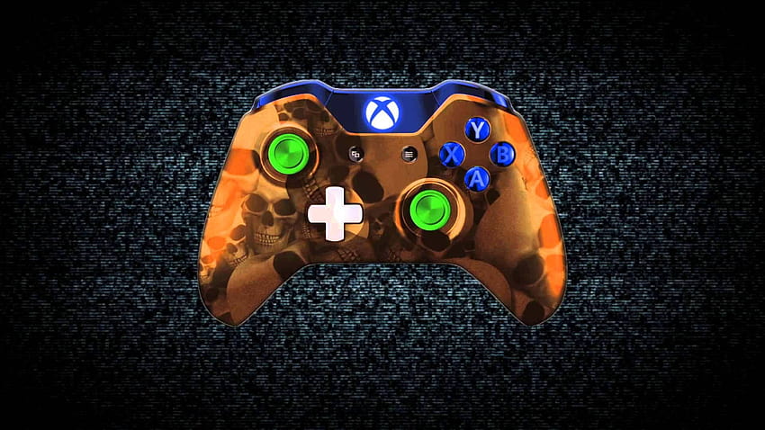 Système de jeu vidéo Xbox One Arrière-plans Microsoft, console de jeu Fond d'écran HD