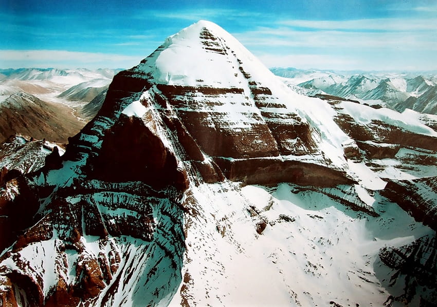 Bitte stoppen Sie die „Entwicklung“ des Berges Kailash und des Manasarovar-Sees für Profit, den Berg Kailash HD-Hintergrundbild