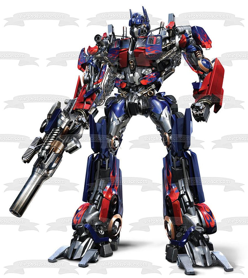 Transformers Optimus Prime Ion Blaster Edible Cake Topper ABPID0 – A Birtay Place HD phone wallpaper