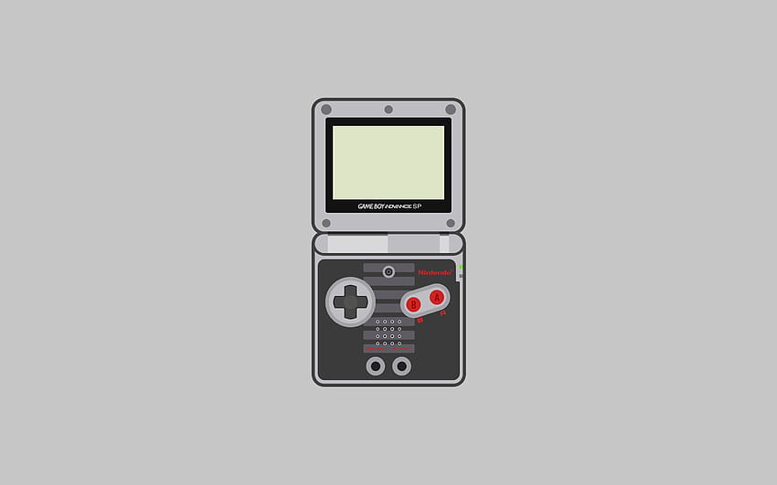 Nintendo Game Boy Advance SP, ursprünglicher Game Boy HD-Hintergrundbild
