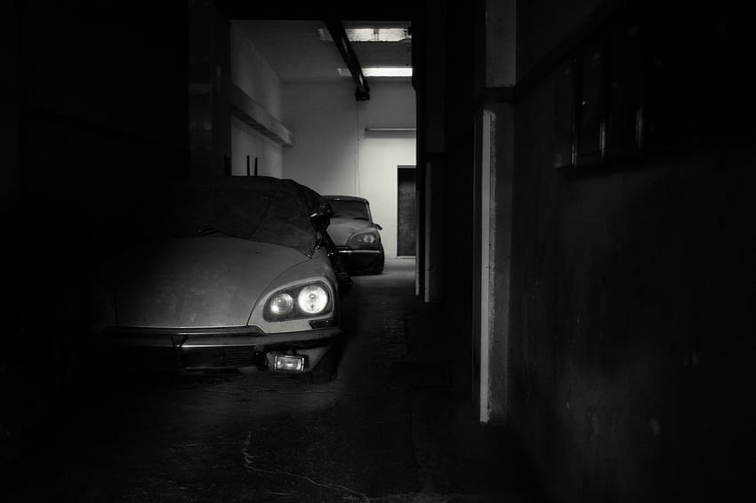 : auto, car, vintage, Garage, Citroen, DS, Oldtimer, dunkel, hinterhof, leicam9, summilux35mmpreasph 1600x1065 HD-Hintergrundbild