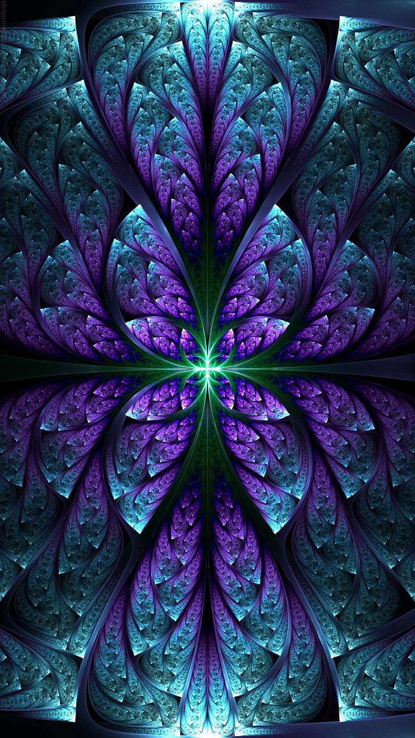 Fractal Artwork. Not Necessarily Symmetrical, Though This Piece Is, symmetrical arts HD phone wallpaper