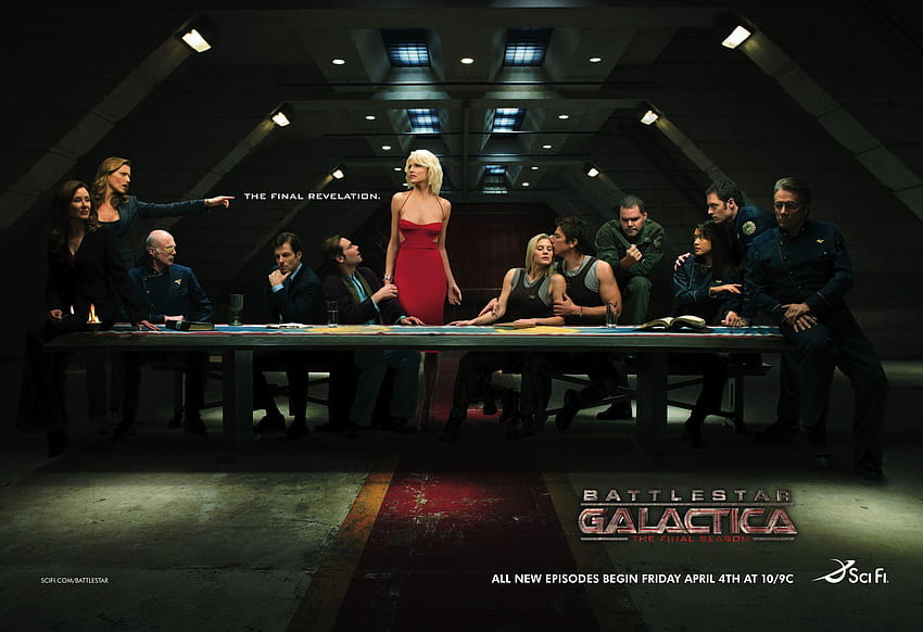 Battlestar Galactica: Letztes Abendmahl HD-Hintergrundbild