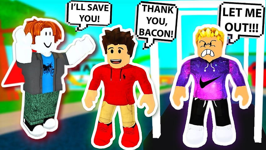 Baconman Kötü Roblox'a Dönüyor Bacon Yeterince Roblox Aldı, roblox pastırma adam HD duvar kağıdı