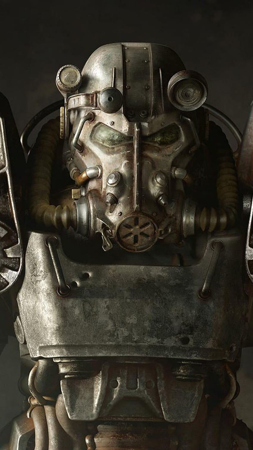 Armatura atomica di Fallout 4, armatura da combattimento Sfondo del telefono HD