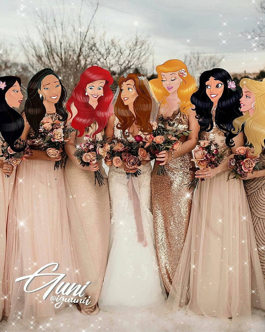 330 Awesome All Disney Princesses ideas, disney princess wedding HD phone wallpaper