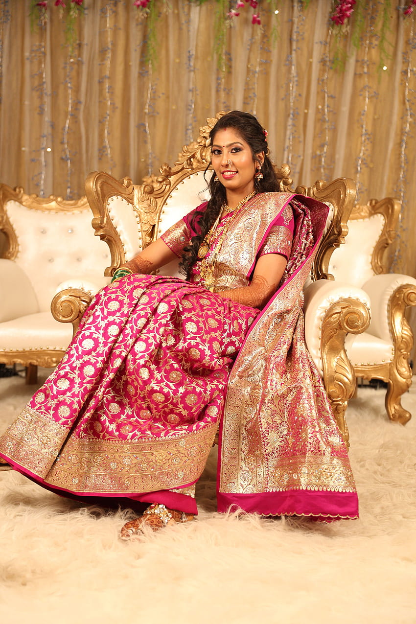 3 tendances pour les conceptions traditionnelles de chemisiers saree de mariage marathi, mariage Fond d'écran de téléphone HD