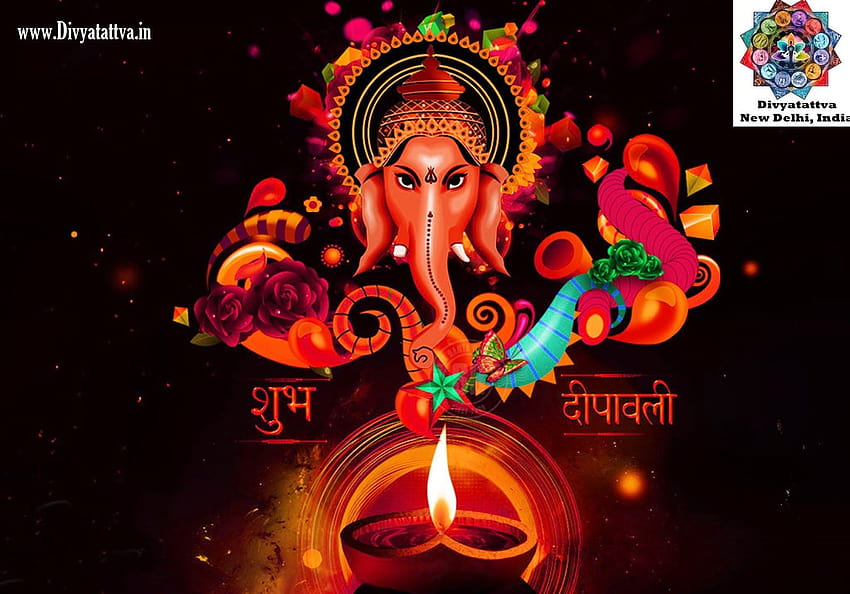 Happy Diwali Goddess Luxmi Lord Ganesha, shubh diwali HD wallpaper