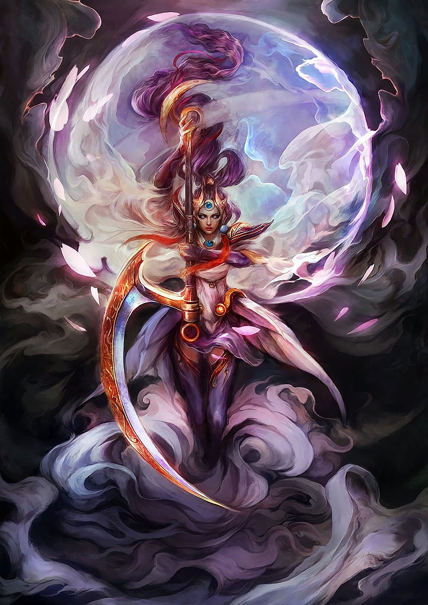 Lunar Goddess Diana, league of legends diana HD phone wallpaper