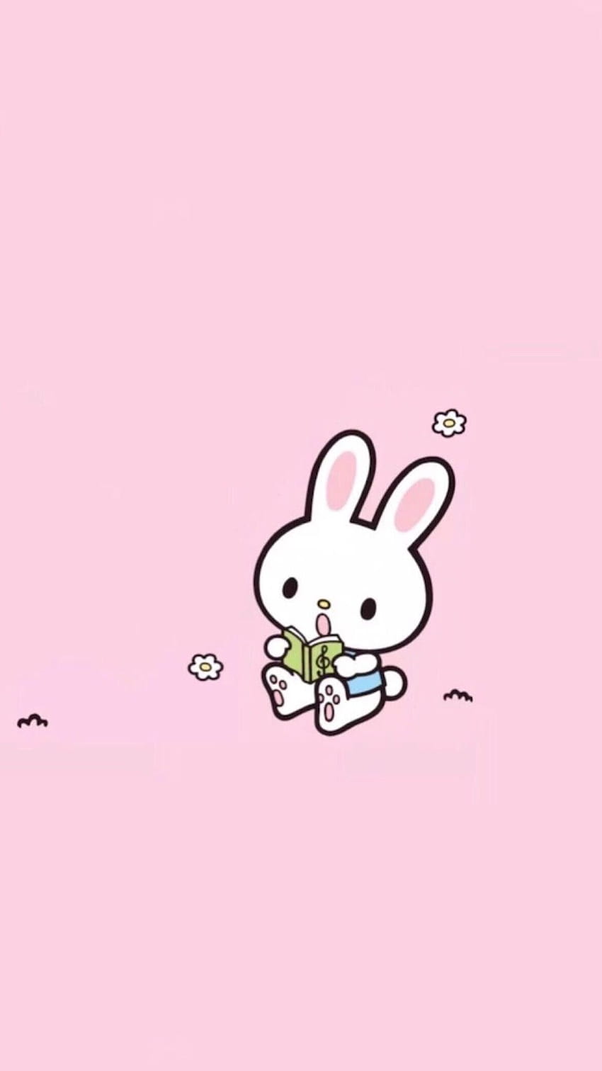 Kawaii Bunny Phone posted by Ethan Thompson, cute anime rabbit HD phone wallpaper