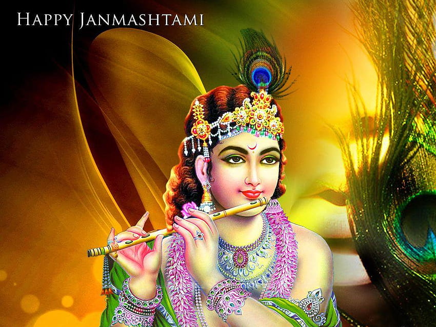 CITAZIONI D'AMORE: Lord Krishna, a schermo intero di Dio Sfondo HD