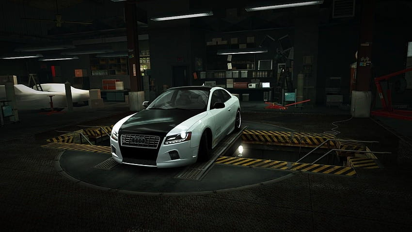 Need for speed audi s5 garage nfs HD тапет