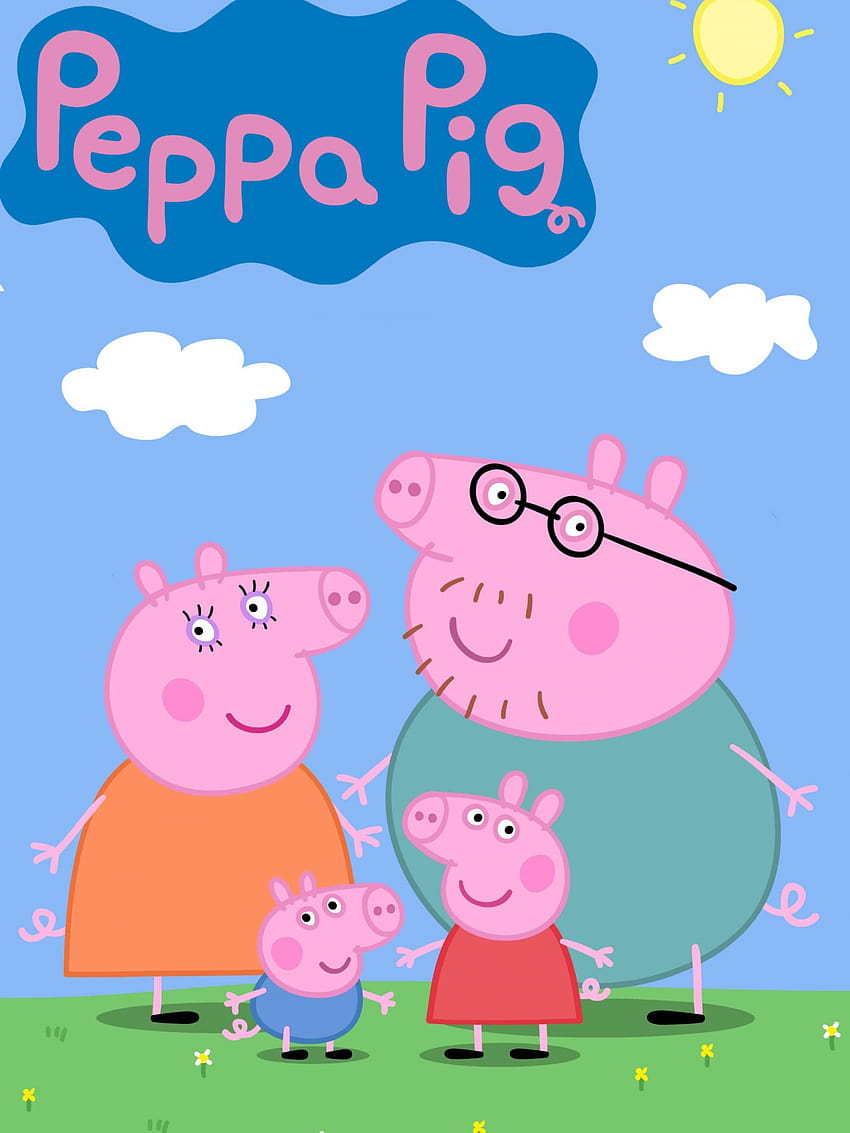 Peppa Pig KoLPaPer Awesome [2000x3000] за вашия мобилен телефон и таблет, Peppa pig diva HD тапет за телефон